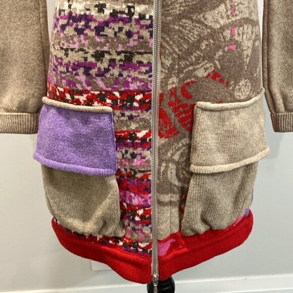 Kooi Knitwear Knit Jacket Wool colorful - Picture 13 of 16